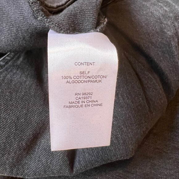 NWT Tibi Black Denim Stella Jean sz 27 Reg - Picture 7 of 11